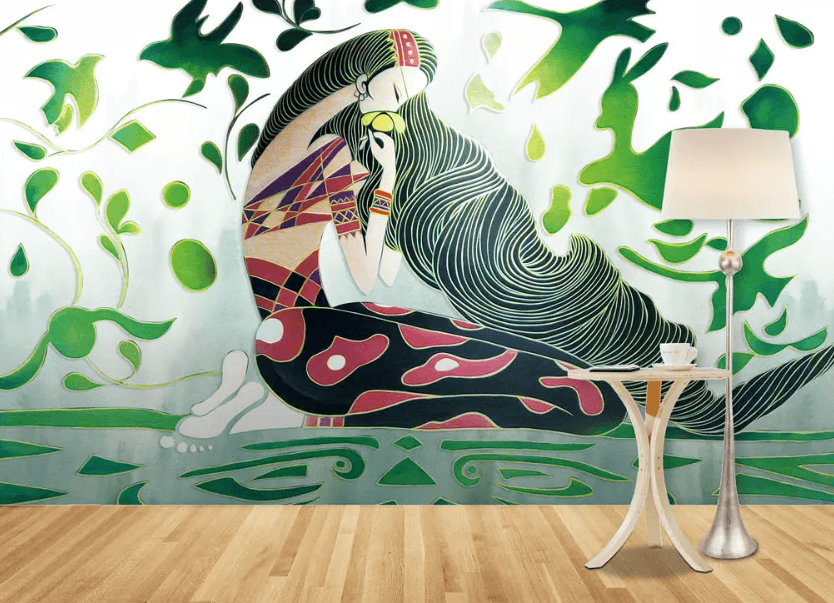 3D Long Hair Beauty 1526 Wallpaper AJ Wallpaper 2 