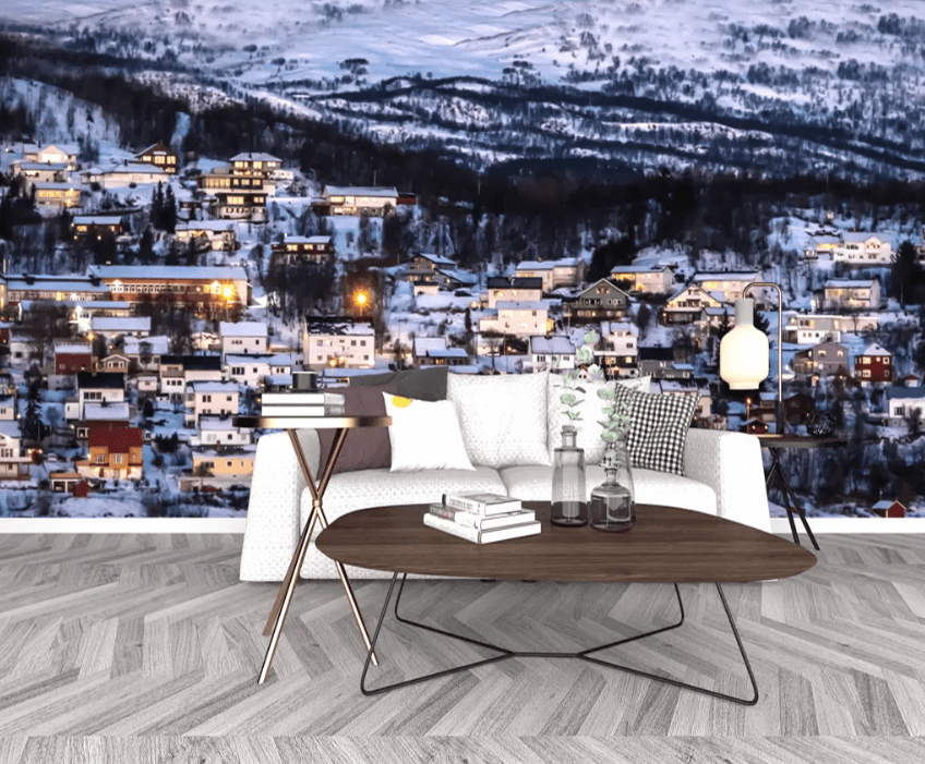 3D Small Town Light 1518 Wallpaper AJ Wallpaper 2 