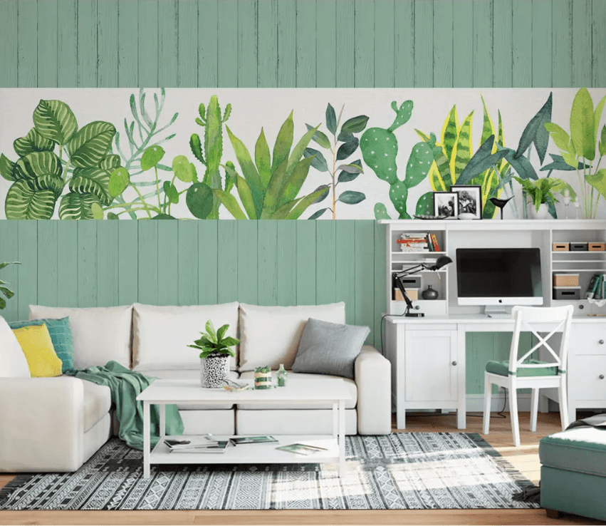 3D Cactus Leaves 1486 Wallpaper AJ Wallpaper 2 
