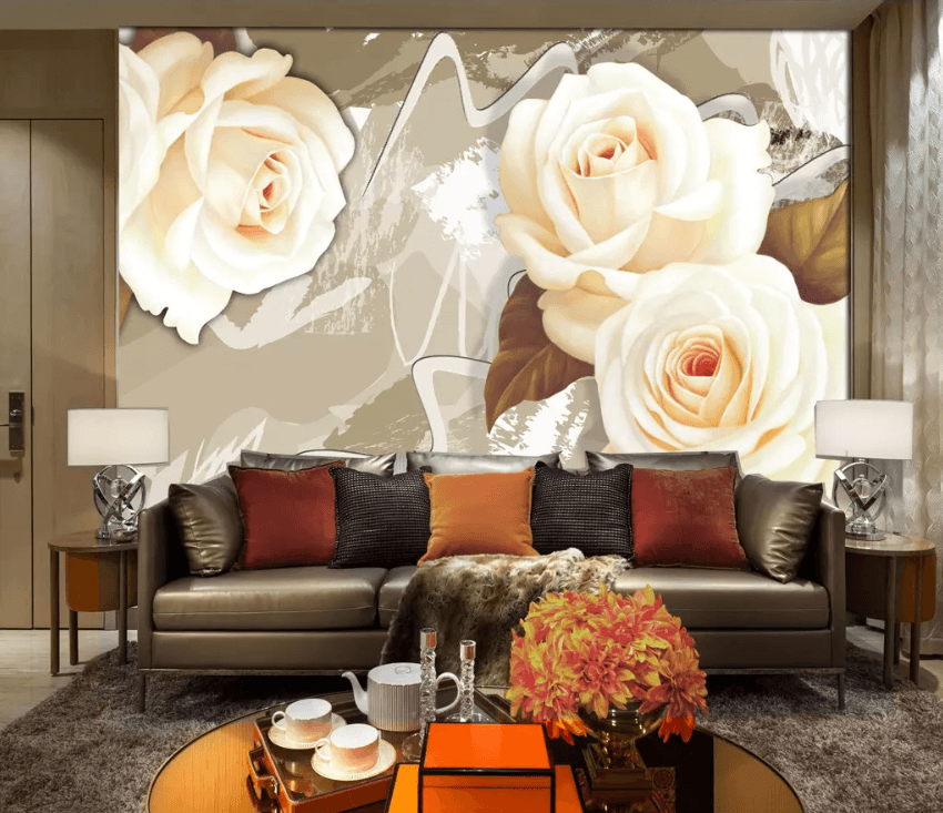 3D Beautiful Pink Rose 1428 Wallpaper AJ Wallpaper 2 