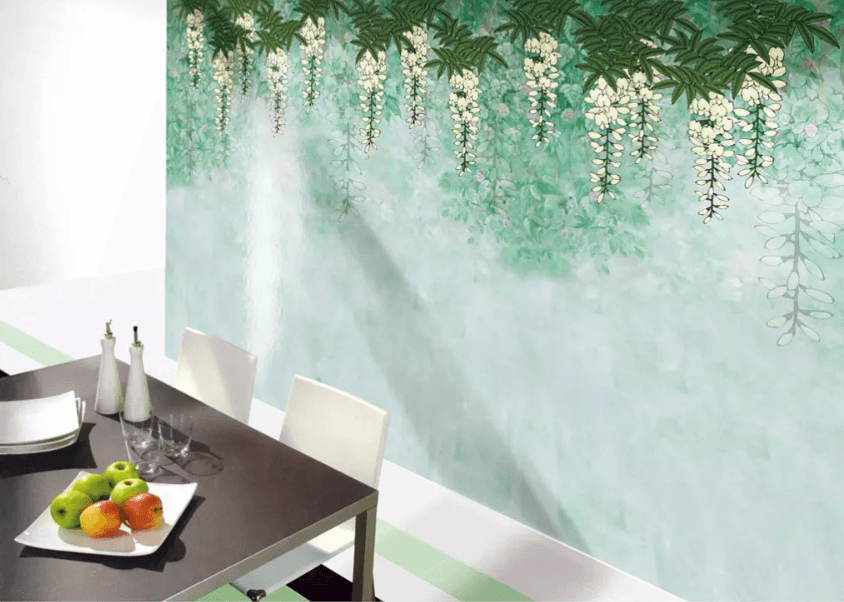 3D Vine Chlorophytum 1418 Wallpaper AJ Wallpaper 2 