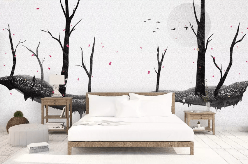 3D Dead Tree Petals 1326 Wallpaper AJ Wallpaper 2 