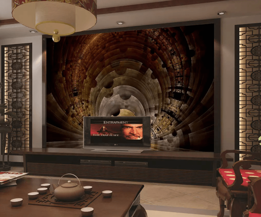 3D Round Iron Shadow 1310 Wallpaper AJ Wallpaper 2 