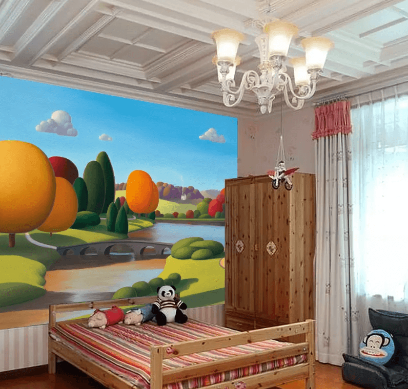 3D Cartoon Round Tree 1280 Wallpaper AJ Wallpaper 2 