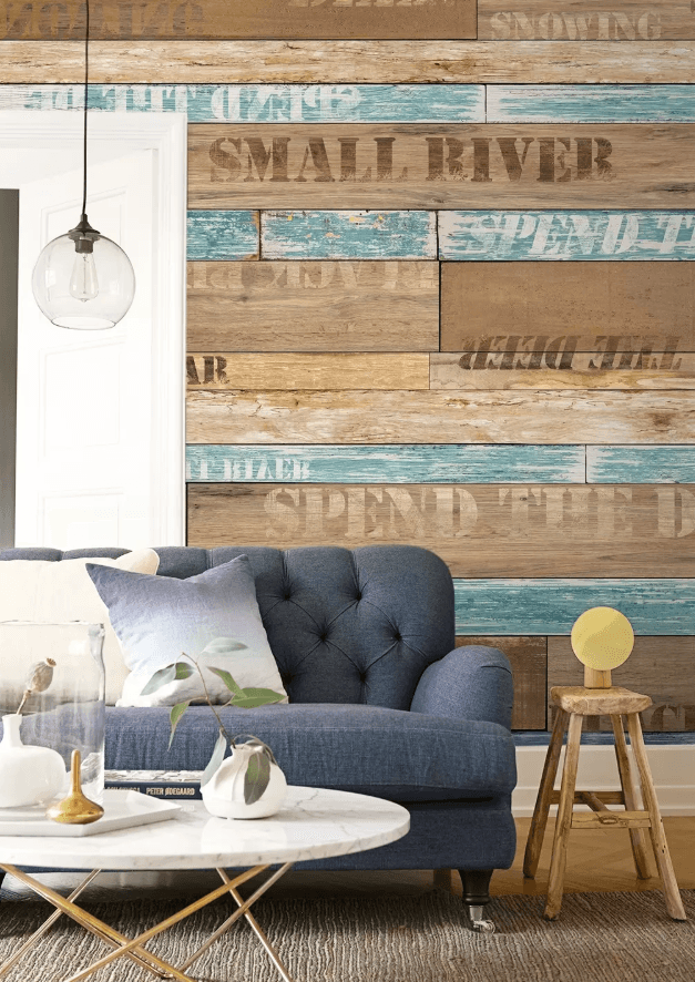 3D Horizontal Wooden Wall 1270 Wallpaper AJ Wallpaper 2 