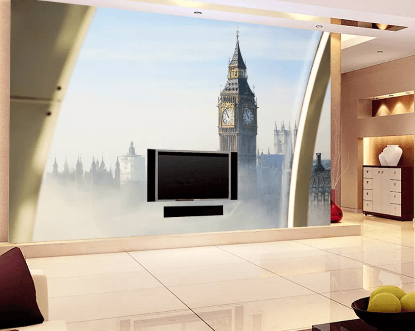 3D Window Clock Tower 1140 Wallpaper AJ Wallpaper 2 