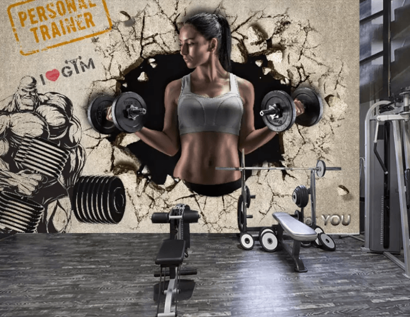 3D Fitness Dumbbell 1133 Wallpaper AJ Wallpaper 2 