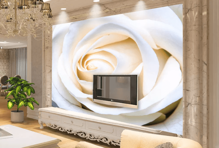 3D Pink Rose 1026 Wallpaper AJ Wallpaper 2 
