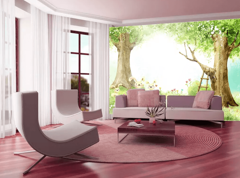 3D Big Tree Path 1025 Wallpaper AJ Wallpaper 2 