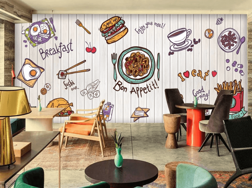 3D Noodle Fries 973 Wallpaper AJ Wallpaper 2 