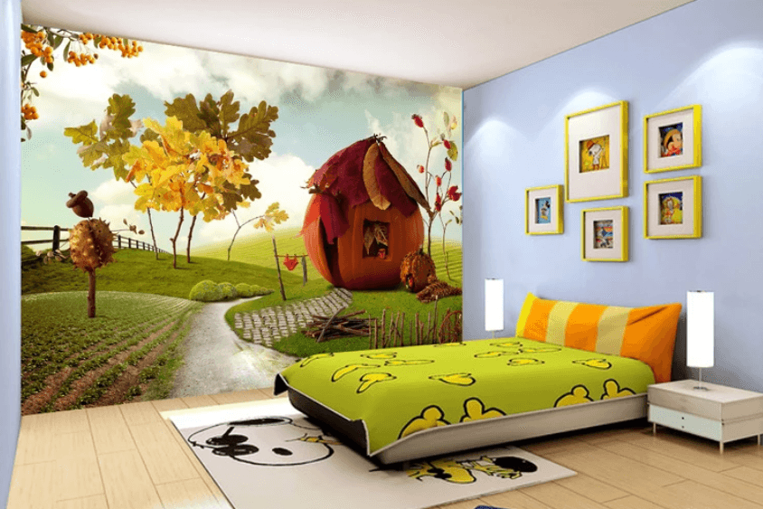 3D Pumpkin House 970 Wallpaper AJ Wallpaper 2 