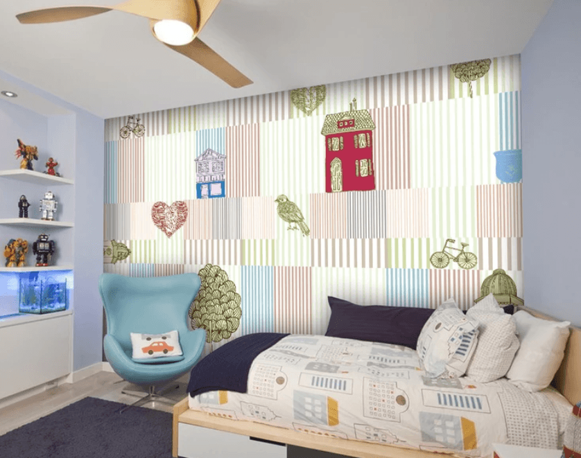 3D House Tree Bird 960 Wallpaper AJ Wallpaper 2 