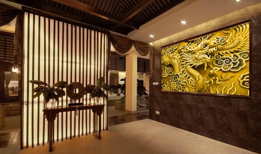 3D Gold Dragon Bending 956 Wallpaper AJ Wallpaper 2 