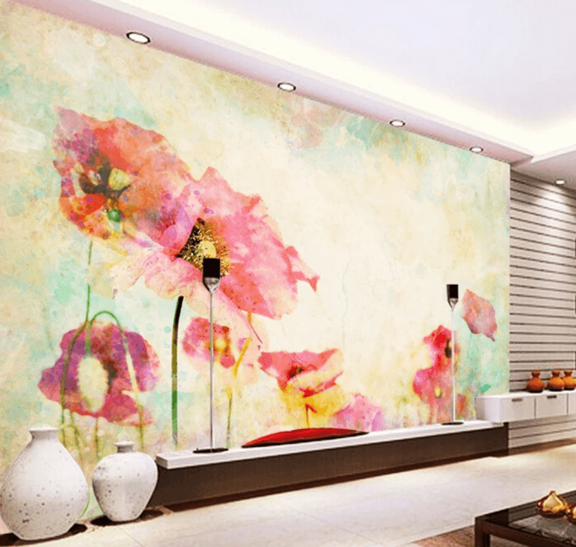 3D Transparent Blooming Flower 945 Wallpaper AJ Wallpaper 2 