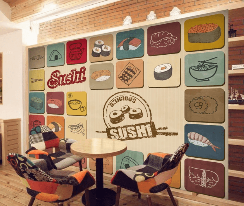 3D Sushi Menu 901 Wallpaper AJ Wallpaper 2 