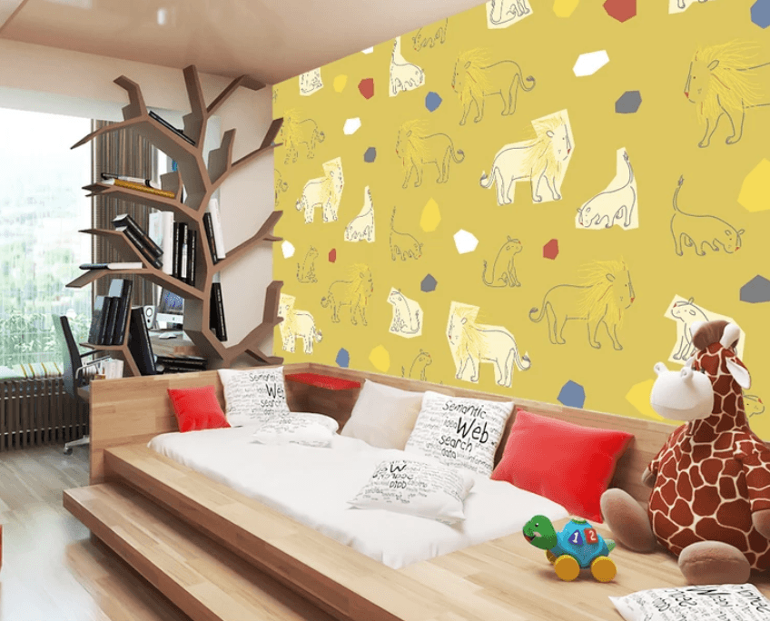 3D Graffiti Lion 879 Wallpaper AJ Wallpaper 2 