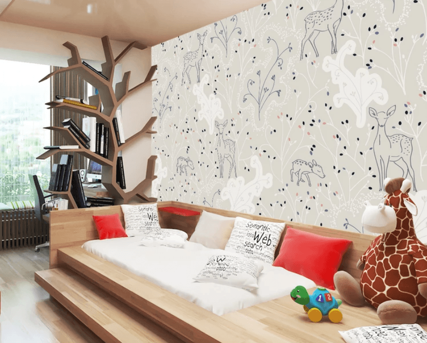 3D Cute Deer 870 Wallpaper AJ Wallpaper 2 