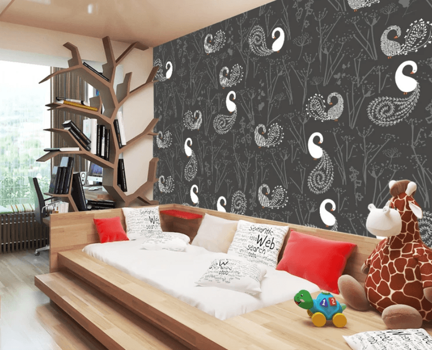 3D Cartoon Peacock 863 Wallpaper AJ Wallpaper 2 