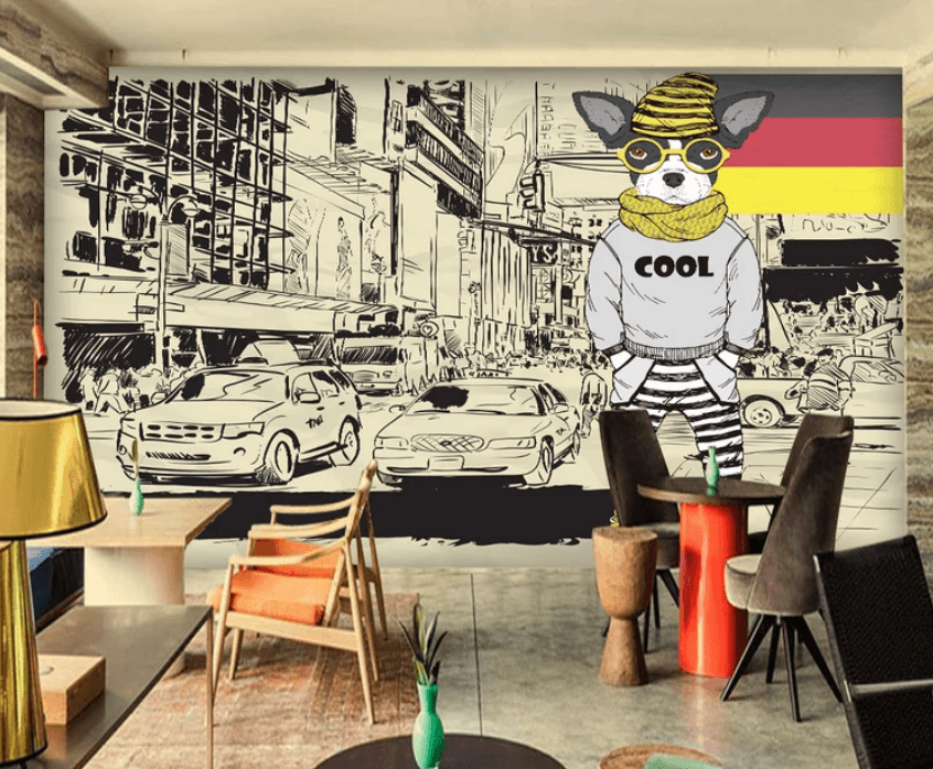 3D Traffic Flow Crossing The Street 859 Wallpaper AJ Wallpaper 2 