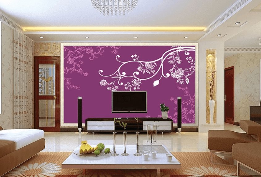 3D Painting Vine Flower 844 Wallpaper AJ Wallpaper 2 