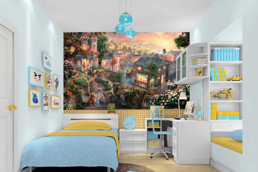 3D Beautiful Town 831 Wallpaper AJ Wallpaper 2 