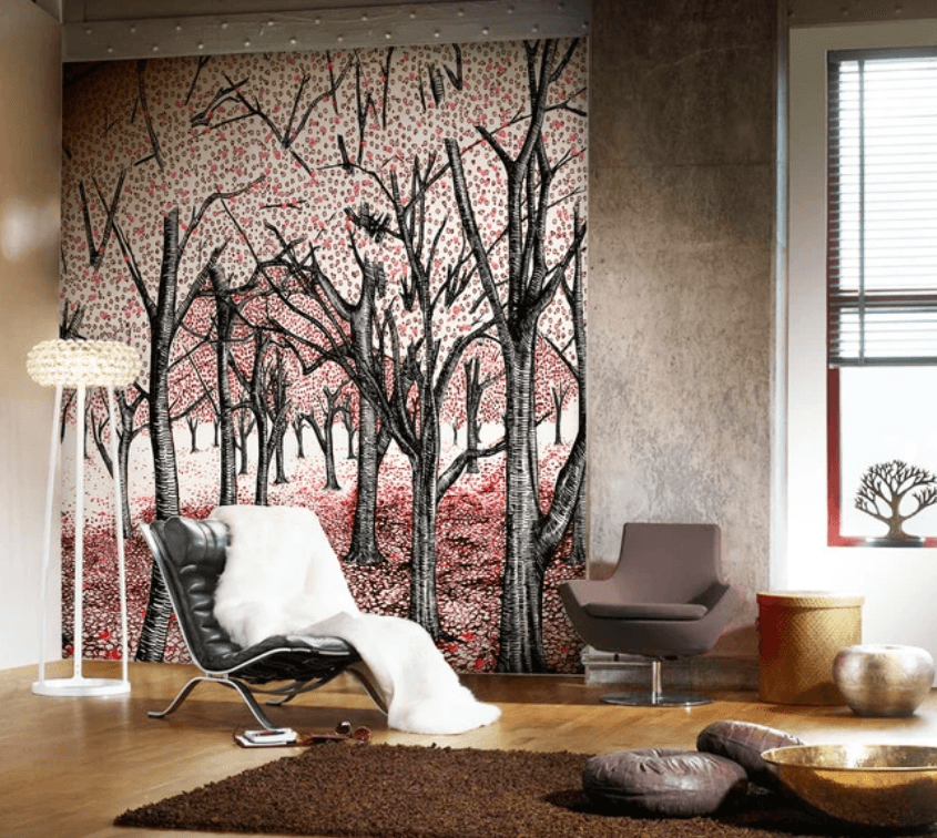 3D Tailoring The Woods Shape 824 Wallpaper AJ Wallpaper 2 