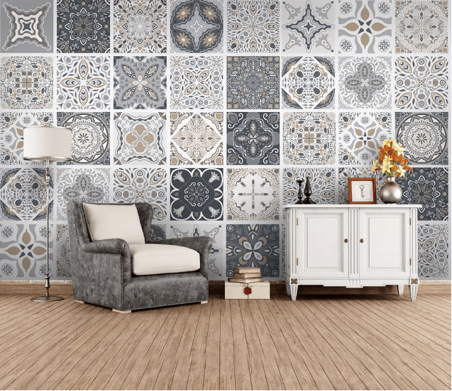 3D Geometric Patterns 2148 Wall Murals Wallpaper AJ Wallpaper 2 