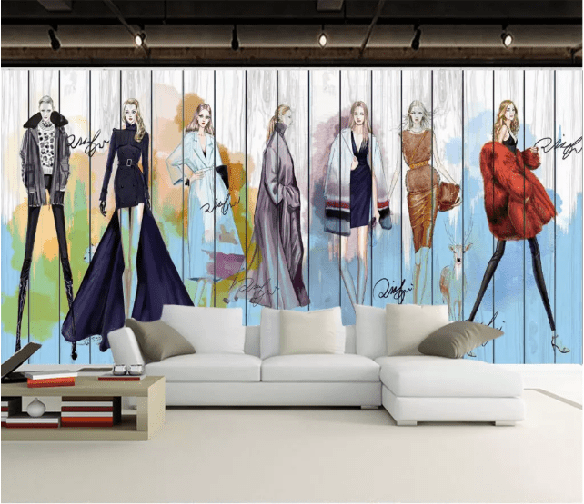 3D Fashion Clothes 2120 Wall Murals Wallpaper AJ Wallpaper 2 