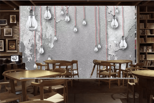 3D White Bulb 2043 Wall Murals Wallpaper AJ Wallpaper 2 