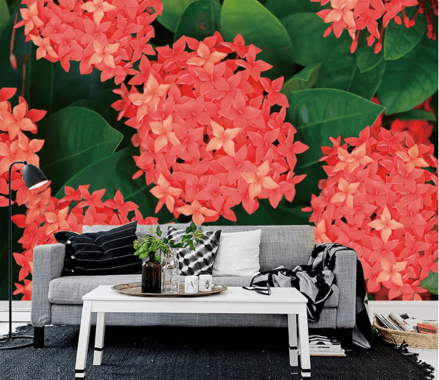 3D Red Flowers 2188 Wall Murals Wallpaper AJ Wallpaper 2 