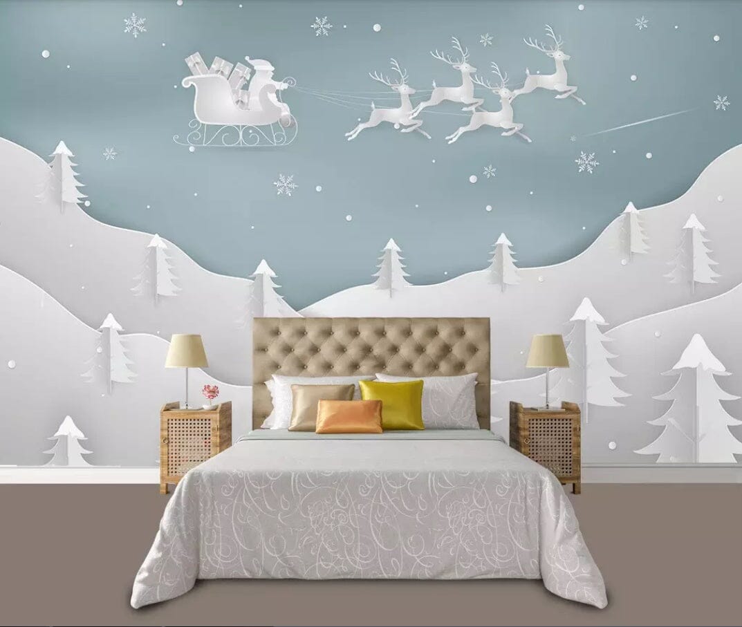 3D Fawn Carriage 2355 Wall Murals Wallpaper AJ Wallpaper 2 
