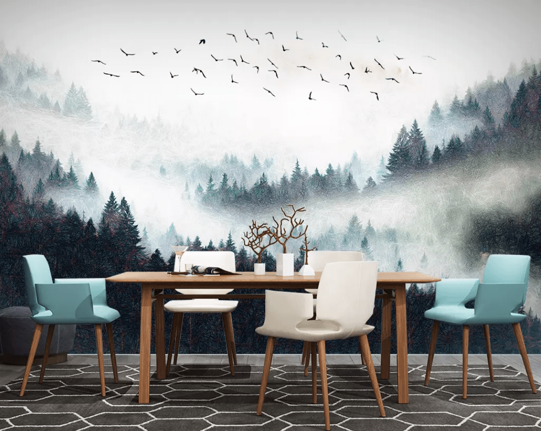 3D Forest Bird 2332 Wall Murals Wallpaper AJ Wallpaper 2 