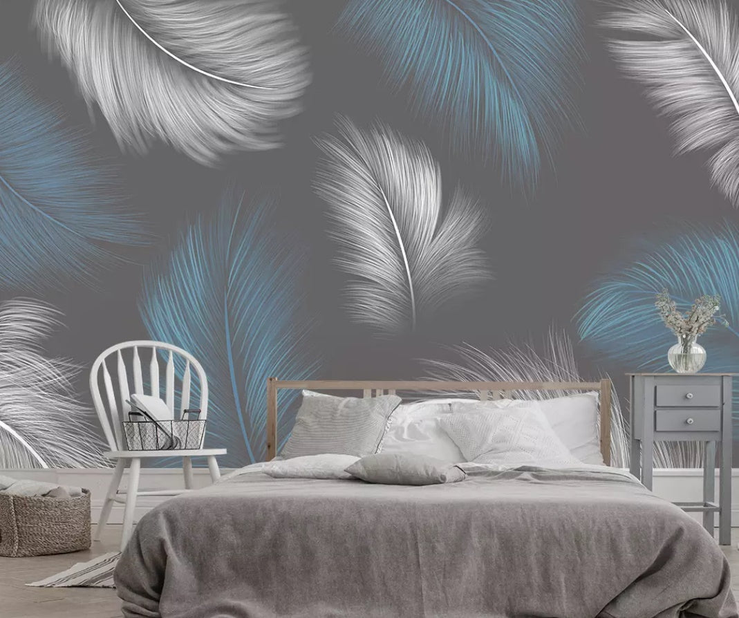 3D Feather Gently 1153 Wall Murals Wallpaper AJ Wallpaper 2 