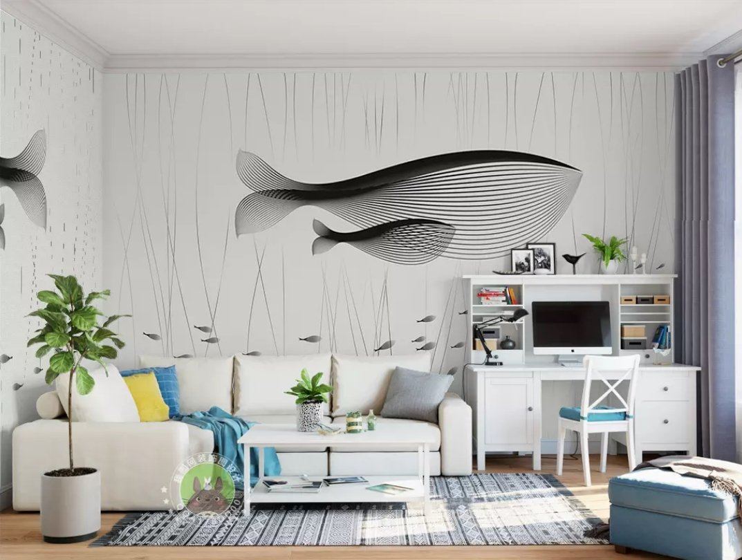 3D Abstract Fish 1033 Wall Murals Wallpaper AJ Wallpaper 2 