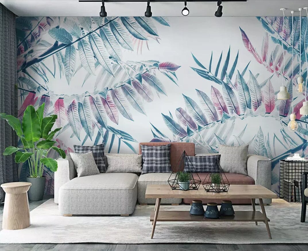 3D Colored Leaves 2217 Wall Murals Wallpaper AJ Wallpaper 2 