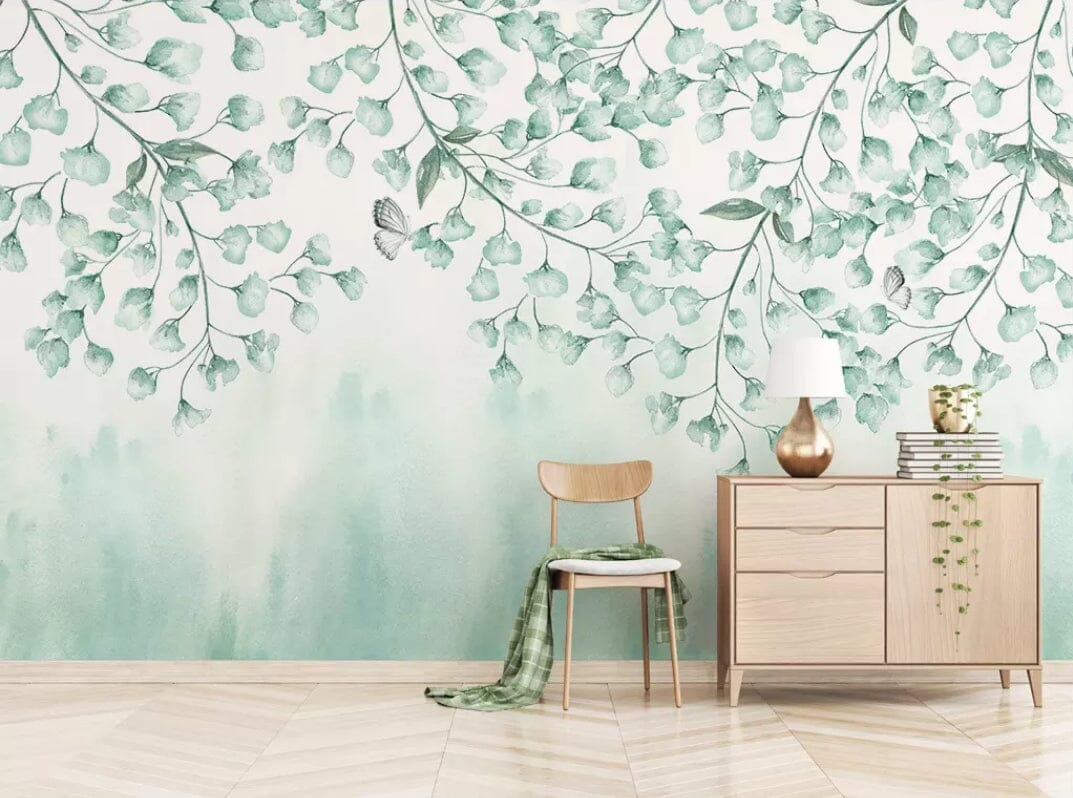 3D Green Leaf 1474 Wall Murals Wallpaper AJ Wallpaper 2 