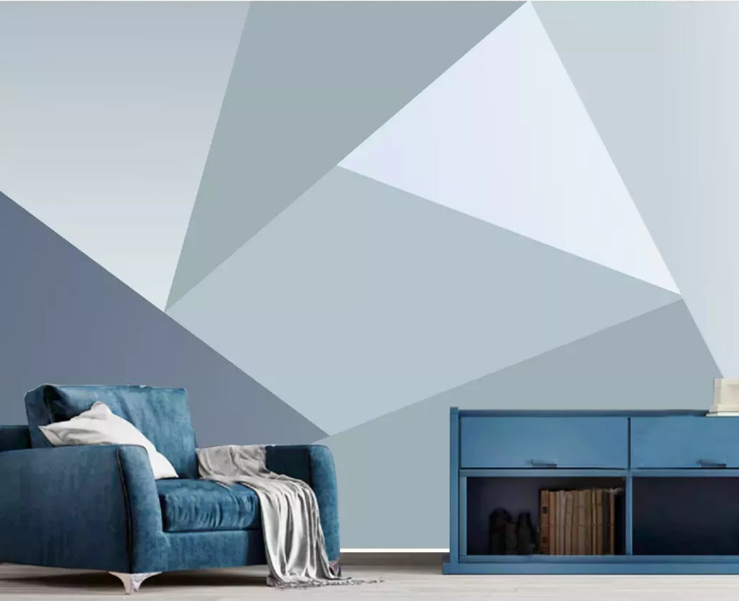 3D Triangle 1232 Wall Murals Wallpaper AJ Wallpaper 2 