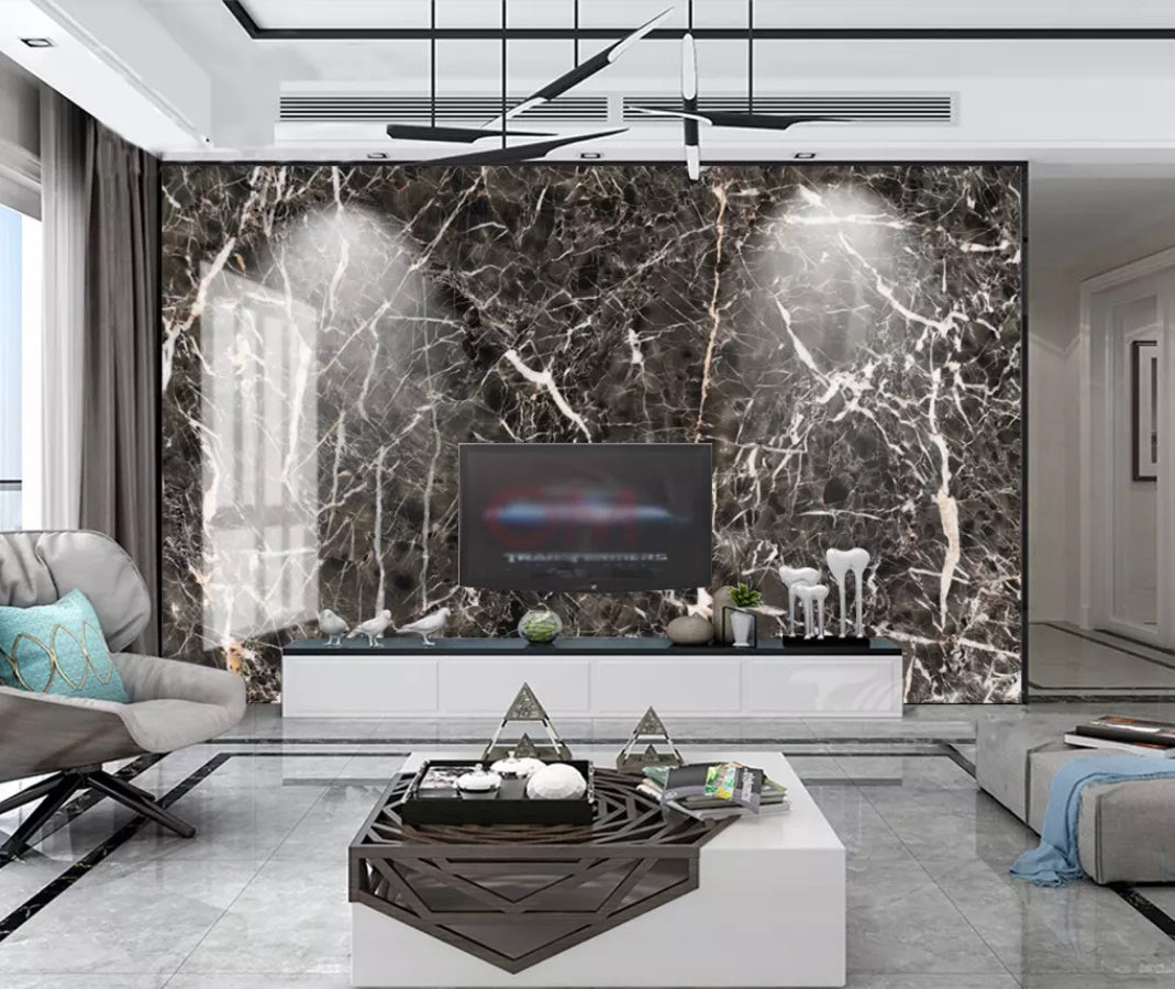 3D Striped Black 1221 Wall Murals Wallpaper AJ Wallpaper 2 