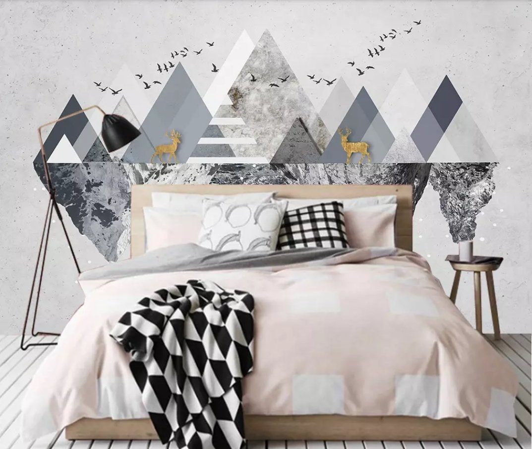 3D Geometric Lines 405 Wall Murals Wallpaper AJ Wallpaper 2 