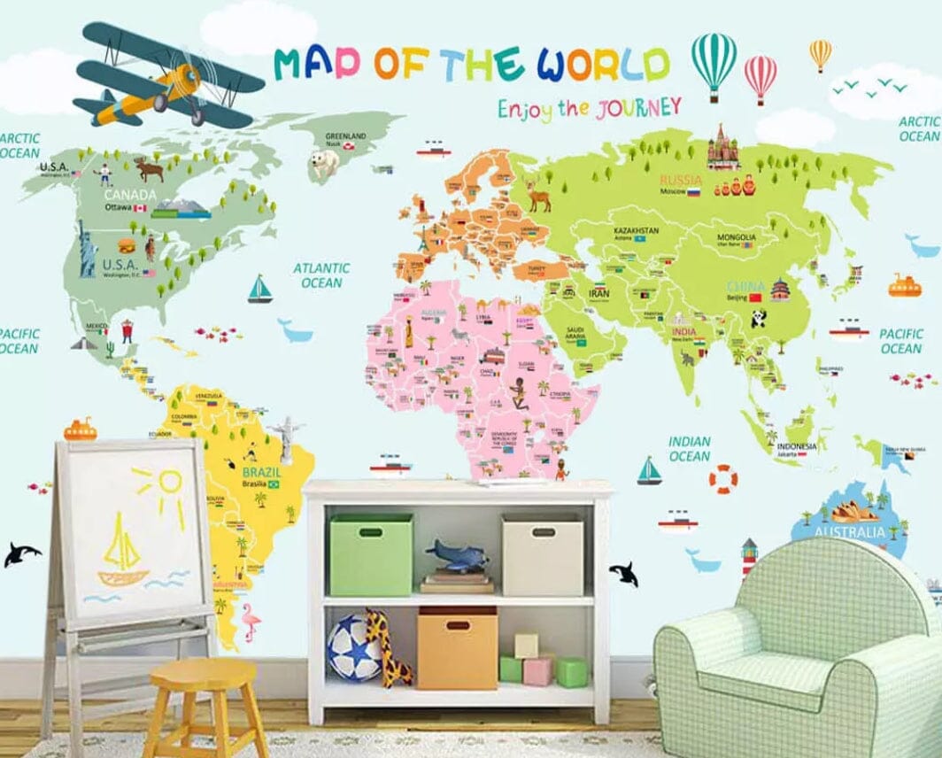 3D Color Map 1606 Wall Murals Wallpaper AJ Wallpaper 2 