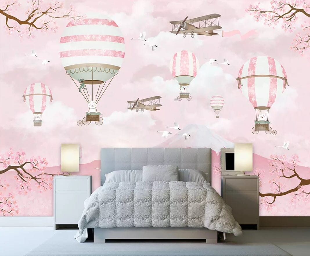 3D Hot Air Balloon 1601 Wall Murals Wallpaper AJ Wallpaper 2 