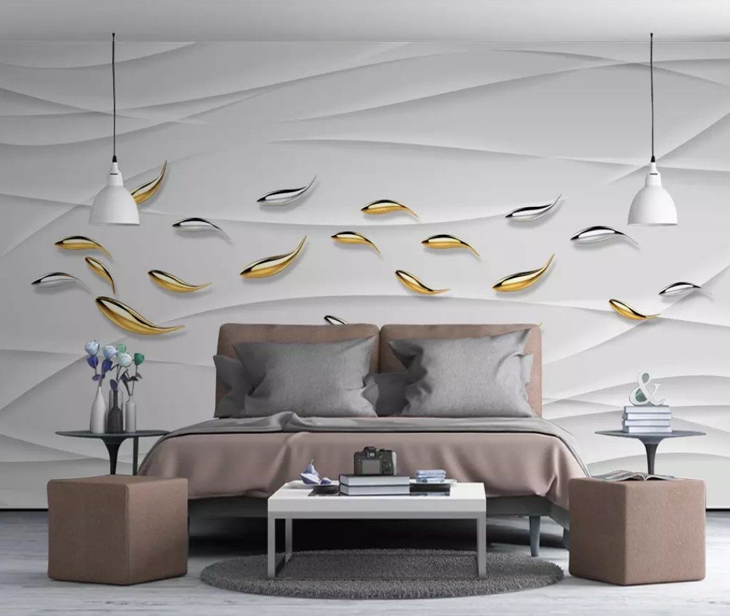 3D Small Goldfish 465 Wall Murals Wallpaper AJ Wallpaper 2 