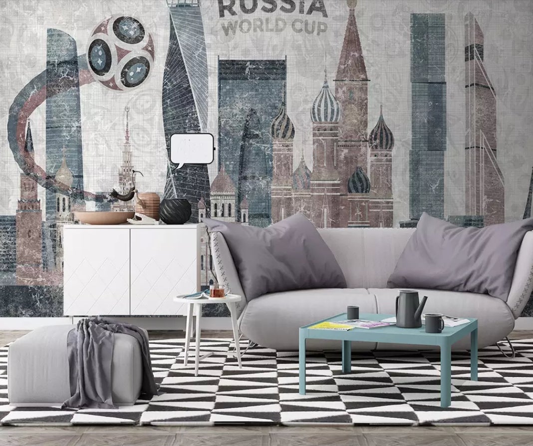 3D High-rise Building 555 Wall Murals Wallpaper AJ Wallpaper 2 