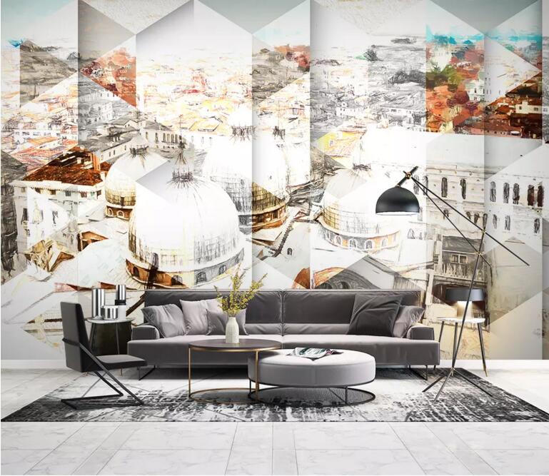 3D Color City 1492 Wall Murals Wallpaper AJ Wallpaper 2 