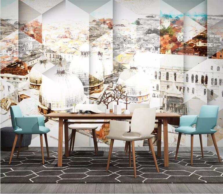 3D Color City 1492 Wall Murals Wallpaper AJ Wallpaper 2 