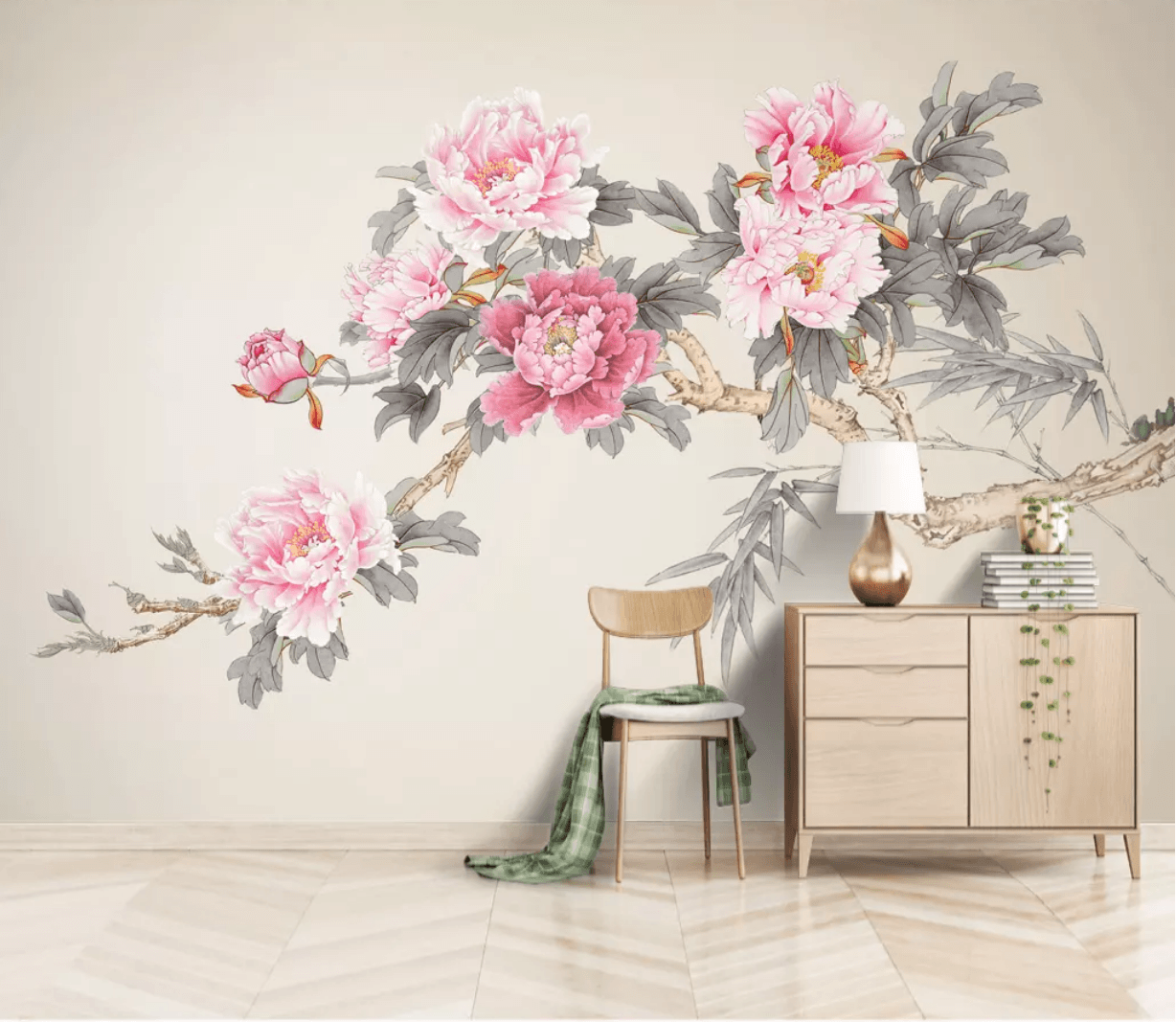 3D Pink Flowers 1212 Wall Murals Wallpaper AJ Wallpaper 2 