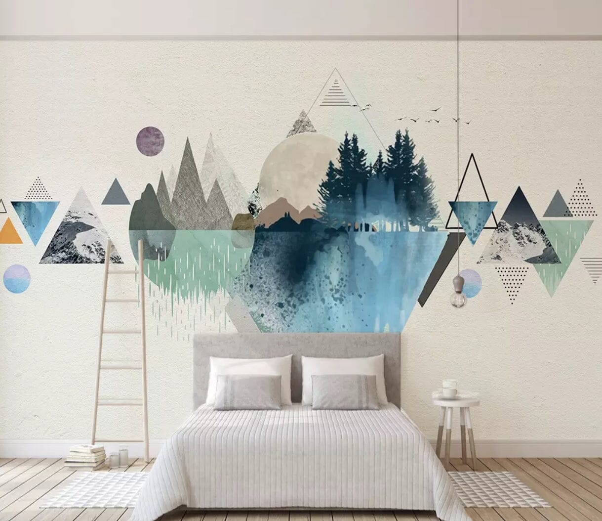 3D Color Geometry 1442 Wall Murals Wallpaper AJ Wallpaper 2 