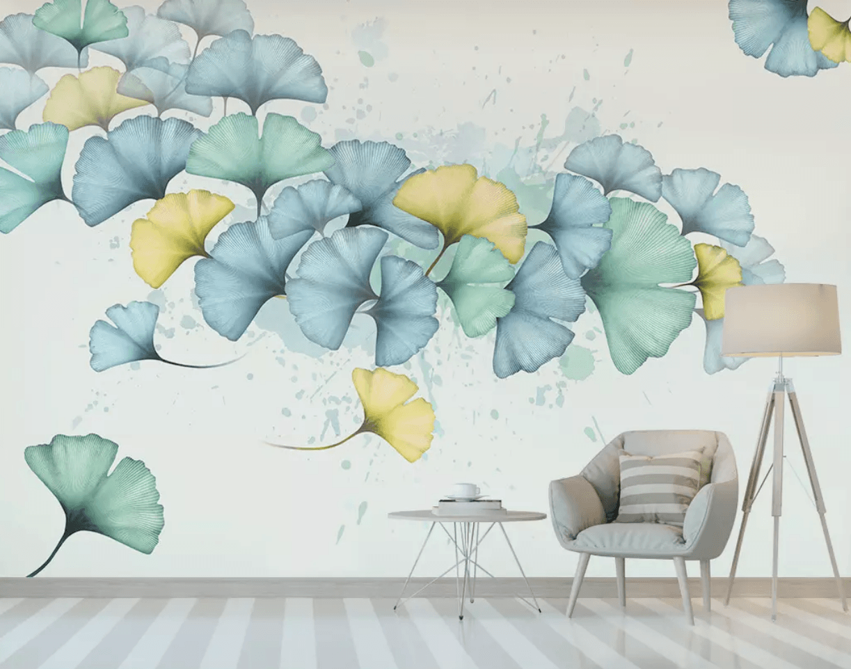 3D Colored Leaves 1006 Wall Murals Wallpaper AJ Wallpaper 2 