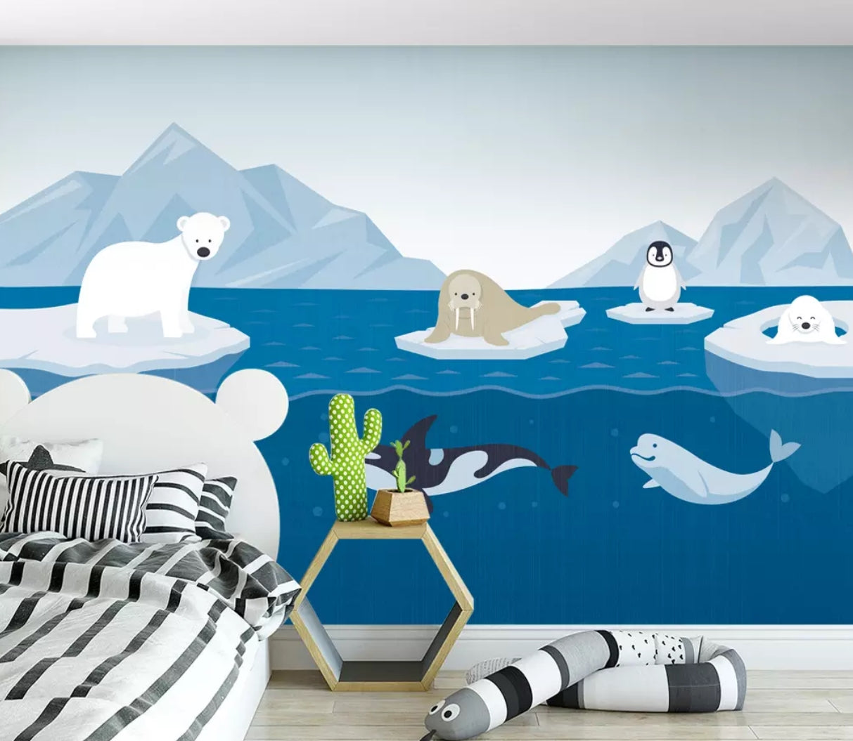 3D Sea Shark 952 Wall Murals Wallpaper AJ Wallpaper 2 