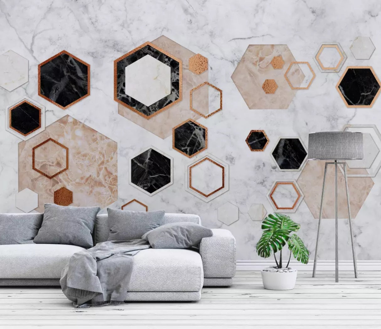 3D Color Geometry 1455 Wall Murals Wallpaper AJ Wallpaper 2 
